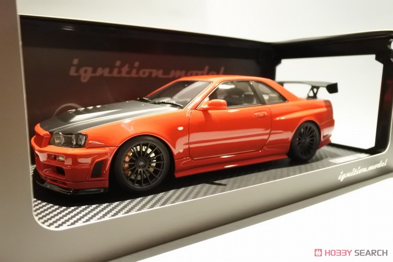 Nismo R34 GT-R R-tune Red (EN-Wheel) (Diecast Car) Item picture1