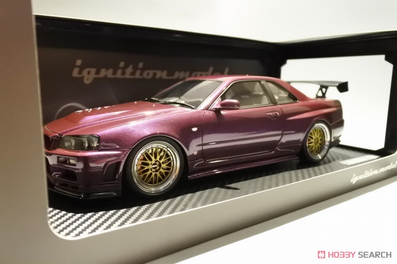 Nismo R34 GT-R R-tune Midnight Purple (ミニカー) 商品画像1