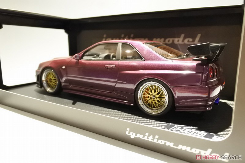 Nismo R34 GT-R R-tune Midnight Purple (ミニカー) 商品画像2