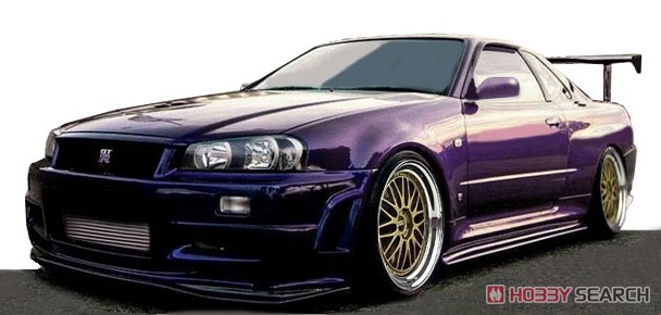 Nismo R34 GT-R R-tune Midnight Purple (ミニカー) その他の画像1