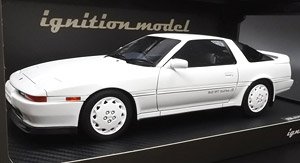 Toyota Supra 3.0GT turbo A (MA70) Pearl White (ミニカー)