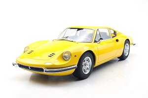 Dino 206 GT (Yellow) (Diecast Car)