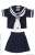 Short-sleeved Sailor Suit Set II (Navy x White) (Fashion Doll) Item picture1