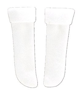 Three-Fold Socks Set (White) (Fashion Doll)