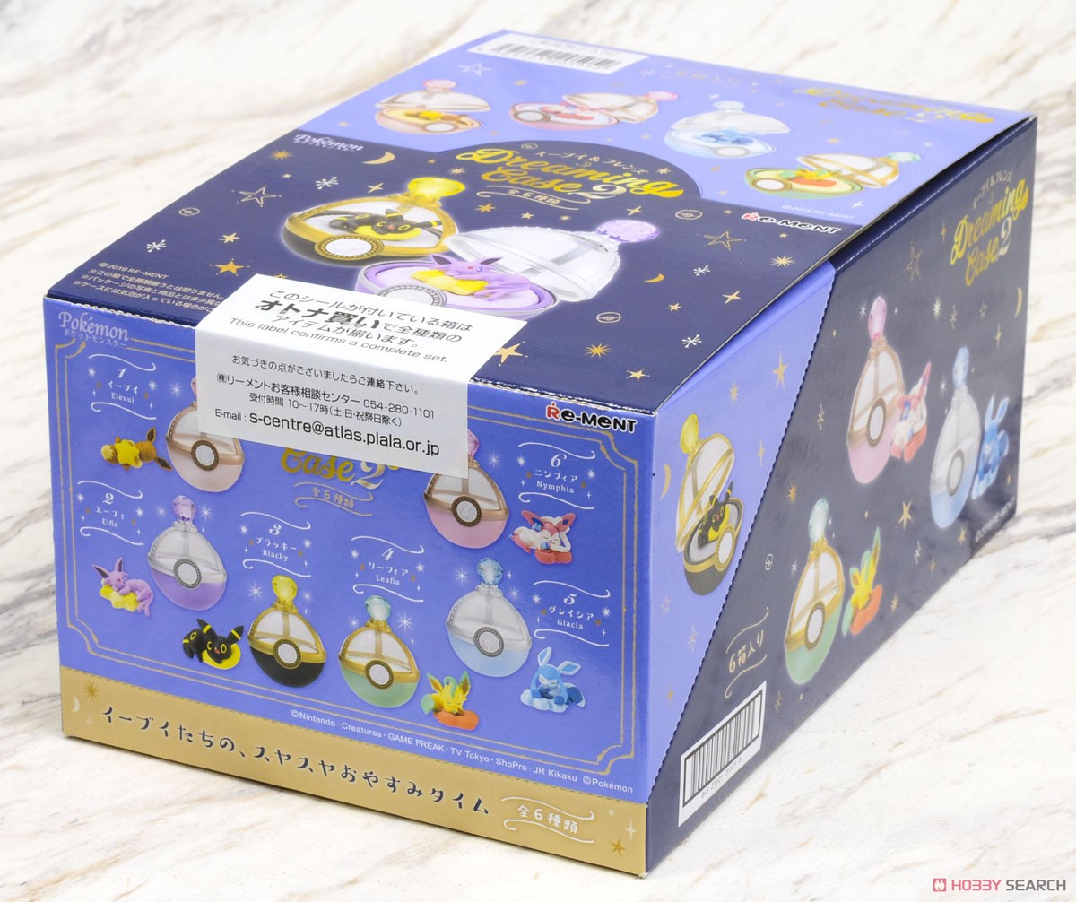 Pokemon Eevee & Friends Dreaming Case 2 (Set of 6) (Shokugan) Package1