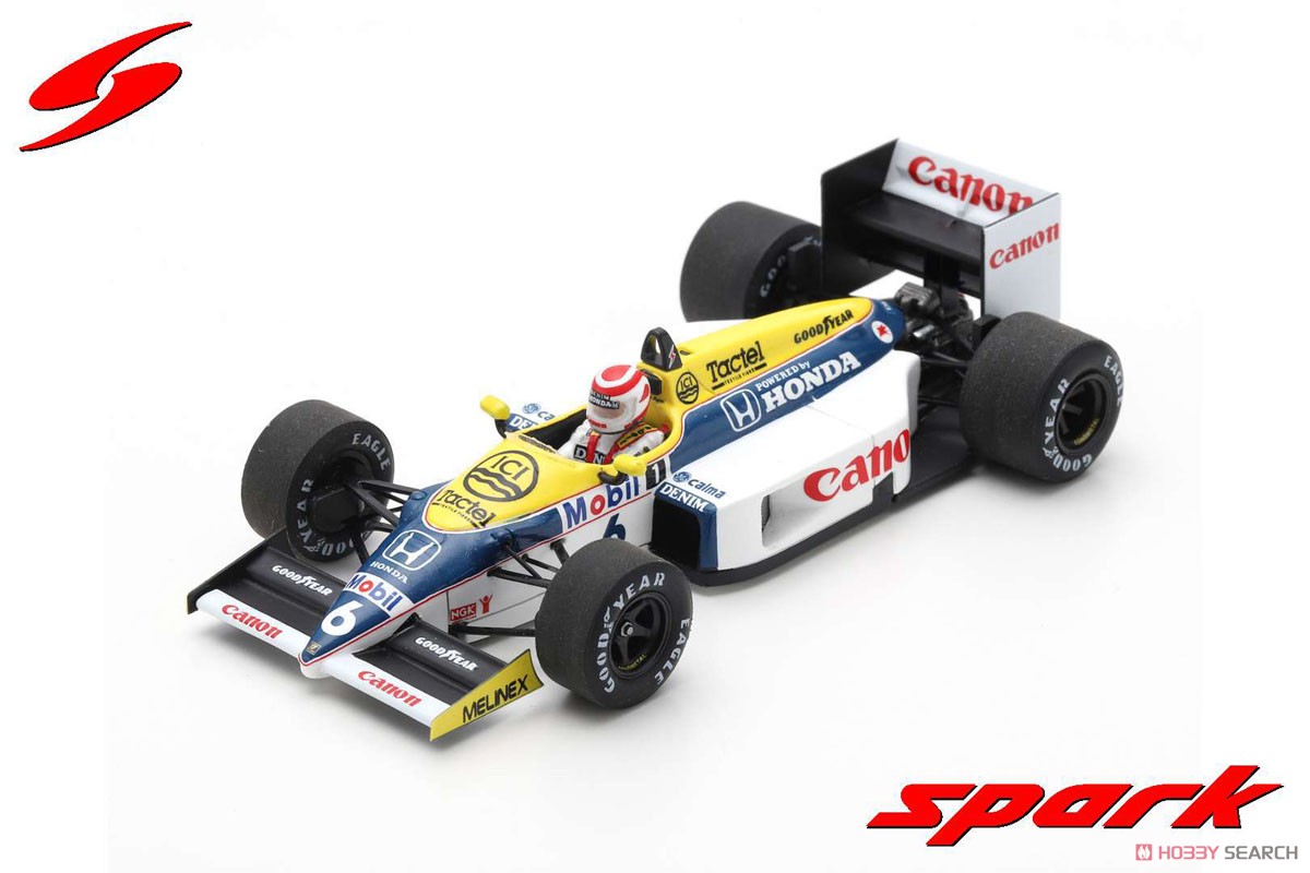 Williams FW11 No.6 Winner Brazilian GP 1986 Nelson Piquet (ミニカー) 商品画像1