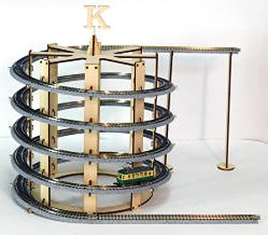 Mini Spyral Tree Kit (for Kato Unitrack) (Unassembled Kit) (Model Train)