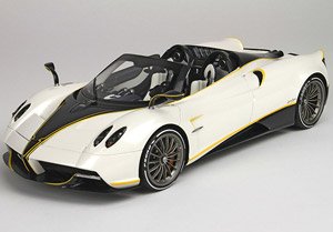 Pagani Huayra Roadster Pearl White (with Case) (Diecast Car)