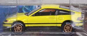 1990 ホンダ CR-X イエロー (ミニカー)