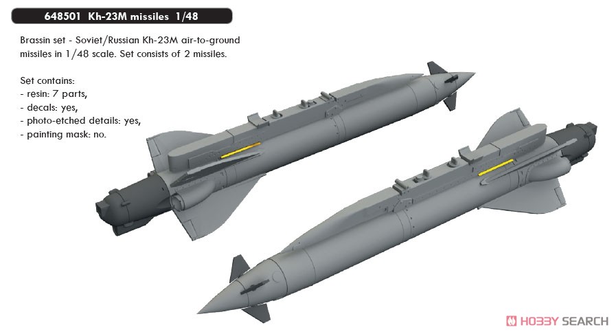 Kh-23M ケリー空対地ミサイル (2個入り) (プラモデル) その他の画像1