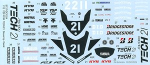 YZF-R1M `TECH21` Dress Up Decal (Decal)