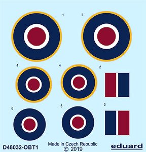 Tempest Roundels Late (for Eduard) (Decal)