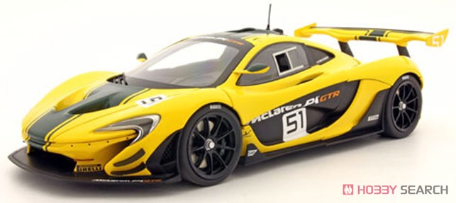 McLaren P1 GTR Geneve Autoshow 2015 Yellow/Green (Diecast Car) Item picture1