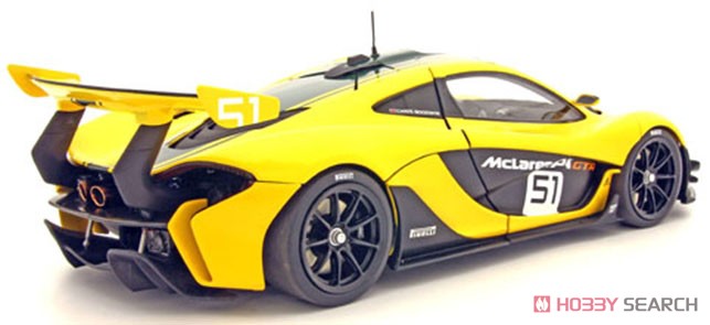 McLaren P1 GTR Geneve Autoshow 2015 Yellow/Green (Diecast Car) Item picture2