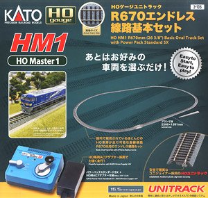 (HO) Unitrack [HM1] R670 Endless Track Set (HO Master1) (Model Train)
