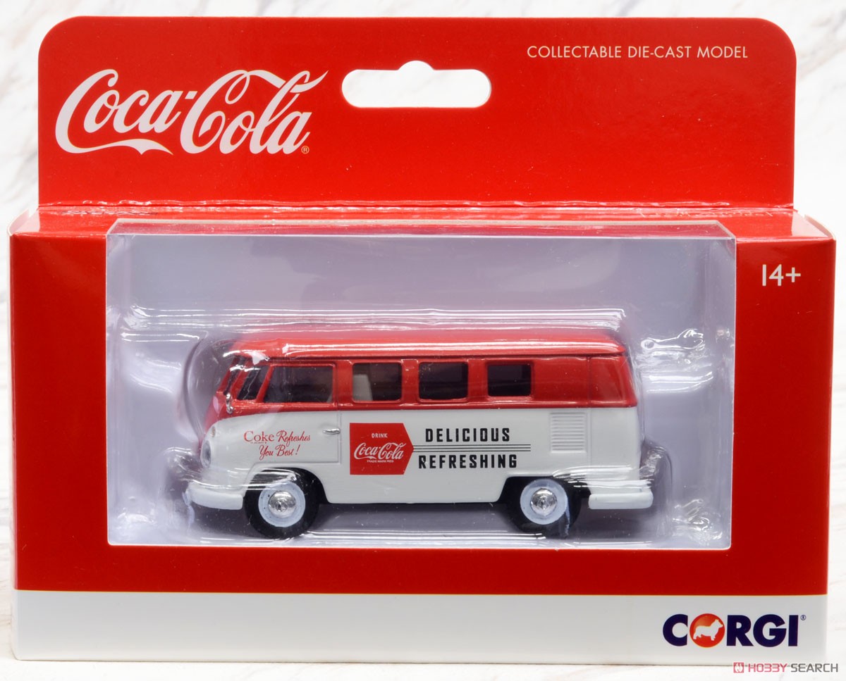 VW Camper 1960`s (Late Model) Coca Cola (Diecast Car) Package1