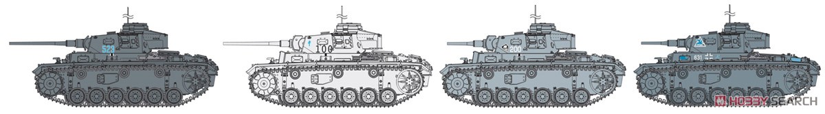WW.II ドイツ軍 III号戦車J型 極初期/初期生産型 (2 in1) (プラモデル) その他の画像3