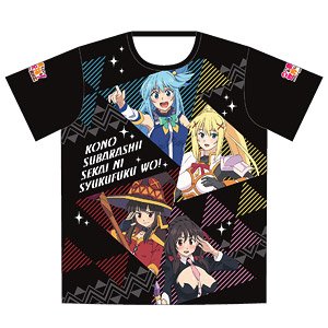 Kono Subarashii Sekai ni Shukufuku o! Full Graphic T-Shirt (Anime Toy)