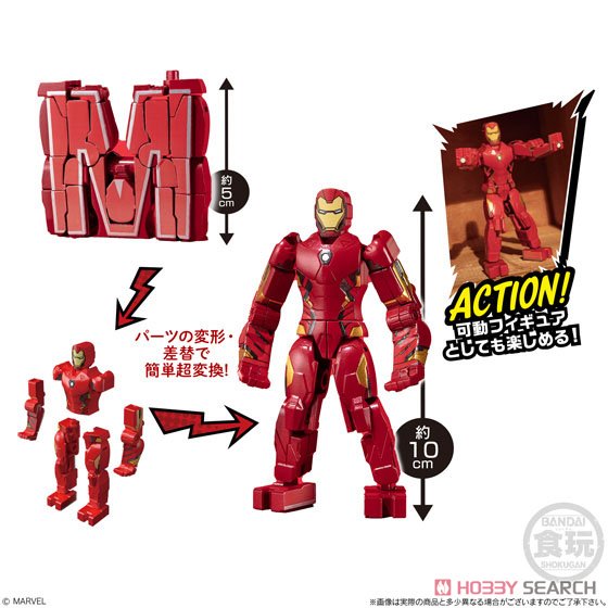 超変換!! もじバケる MARVEL Complete Box (食玩) 商品画像2