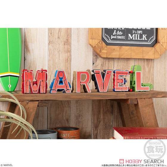 超変換!! もじバケる MARVEL Complete Box (食玩) その他の画像1