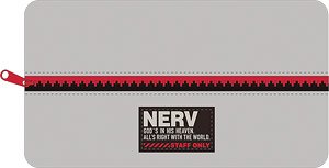 [Rebuild of Evangelion] Rebuild Bi-color Fastener Pen Case / Nerv (Anime Toy)