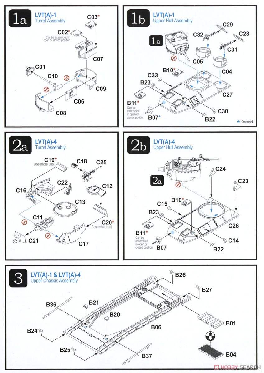 LVT(A)-1/ LVT(A)-4 AmTank (Plastic model) Assembly guide1