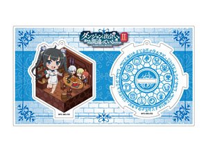 Is It Wrong to Try to Pick Up Girls in a Dungeon? II Nendoroid Plus Vignette Design Acrylic Stand Key Chain Hestia (Anime Toy)