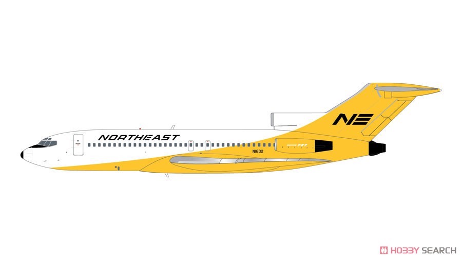 727-100 ノースイースト航空 N1632 Yellowbird livery (完成品飛行機) その他の画像1