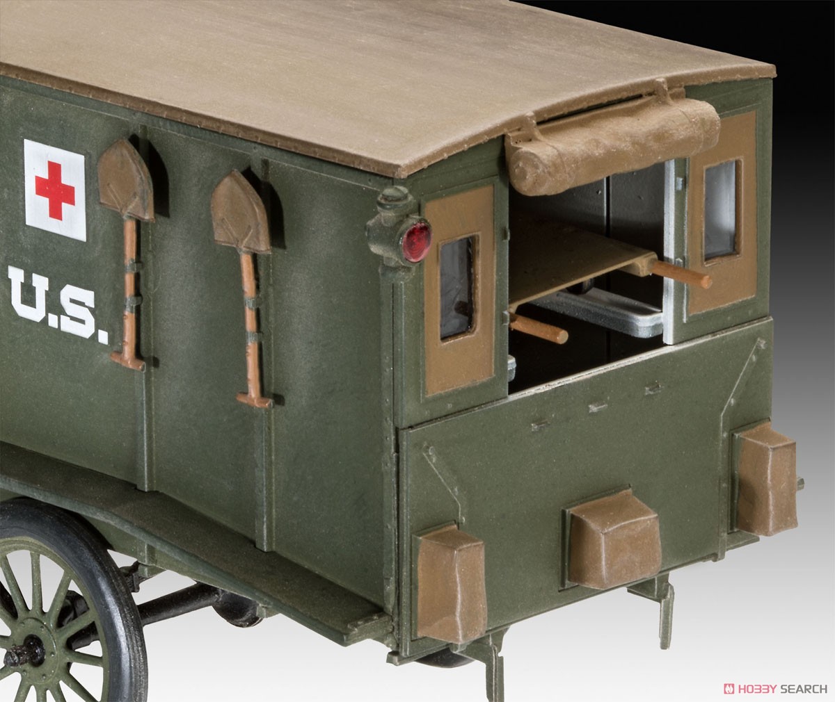 T型フォード 救急車 1917 (プラモデル) 商品画像2