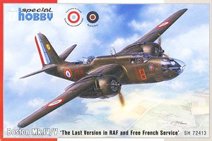 Boston Mk.IV/ V `The Last Version in RAF and Free French Service` (Plastic model)