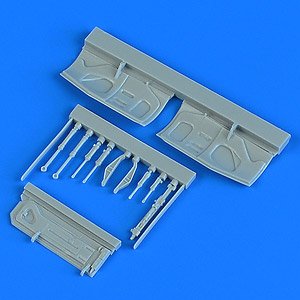 F-16A/B Fighting Falcon Undercarriage Covers (for Hasegawa) (Plastic model)