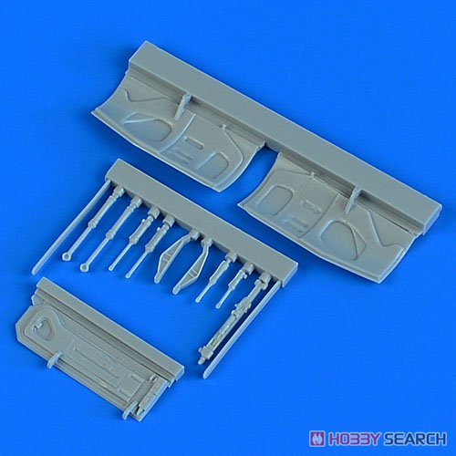 F-16A/B Fighting Falcon Undercarriage Covers (for Hasegawa) (Plastic model) Item picture1