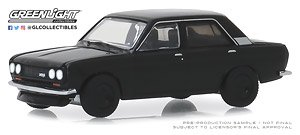 Black Bandit Series 22 - 1970 Datsun 510 4-Door Sedan (ミニカー)