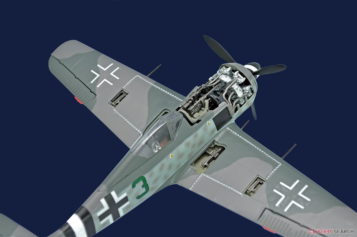 フルアクション フォッケウルフ Fw190A +ディテールアップパーツ付き (食玩) ★単品 商品画像3