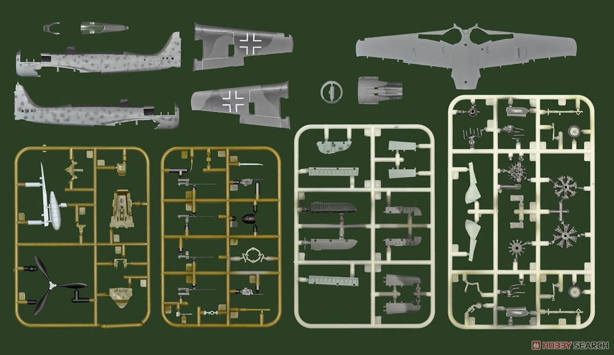 フルアクション フォッケウルフ Fw190A +ディテールアップパーツ付き (食玩) ★単品 その他の画像2