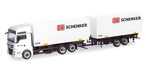 (HO) MAN TGX XXLスワップボディ トレーラートラック`DB Schenker` (鉄道模型)
