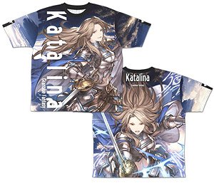 Granblue Fantasy Catalina Double Sided Full Graphic T-Shirts S (Anime Toy)