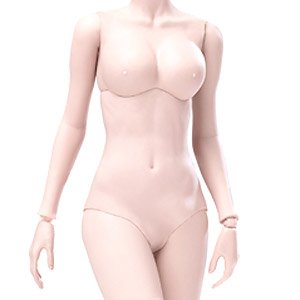 Super Flexible Female Base Model Seamless Joint Pale Large Bust (Fashion Doll)