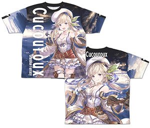 Granblue Fantasy CucoUroux Double Sided Full Graphic T-Shirts L (Anime Toy)