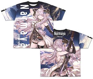 Granblue Fantasy Narmaya Double Sided Full Graphic T-Shirts M (Anime Toy)