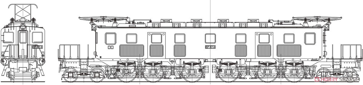 16番(HO) 国鉄 EF57形 電気機関車 (東海道仕様) タイプA 組立キット (組立キット) (鉄道模型) その他の画像1