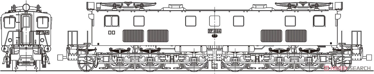 16番(HO) 国鉄 EF13 24号機 箱型 電気機関車 タイプE (日立改造、車体高) 組立キット (組み立てキット) (鉄道模型) その他の画像1