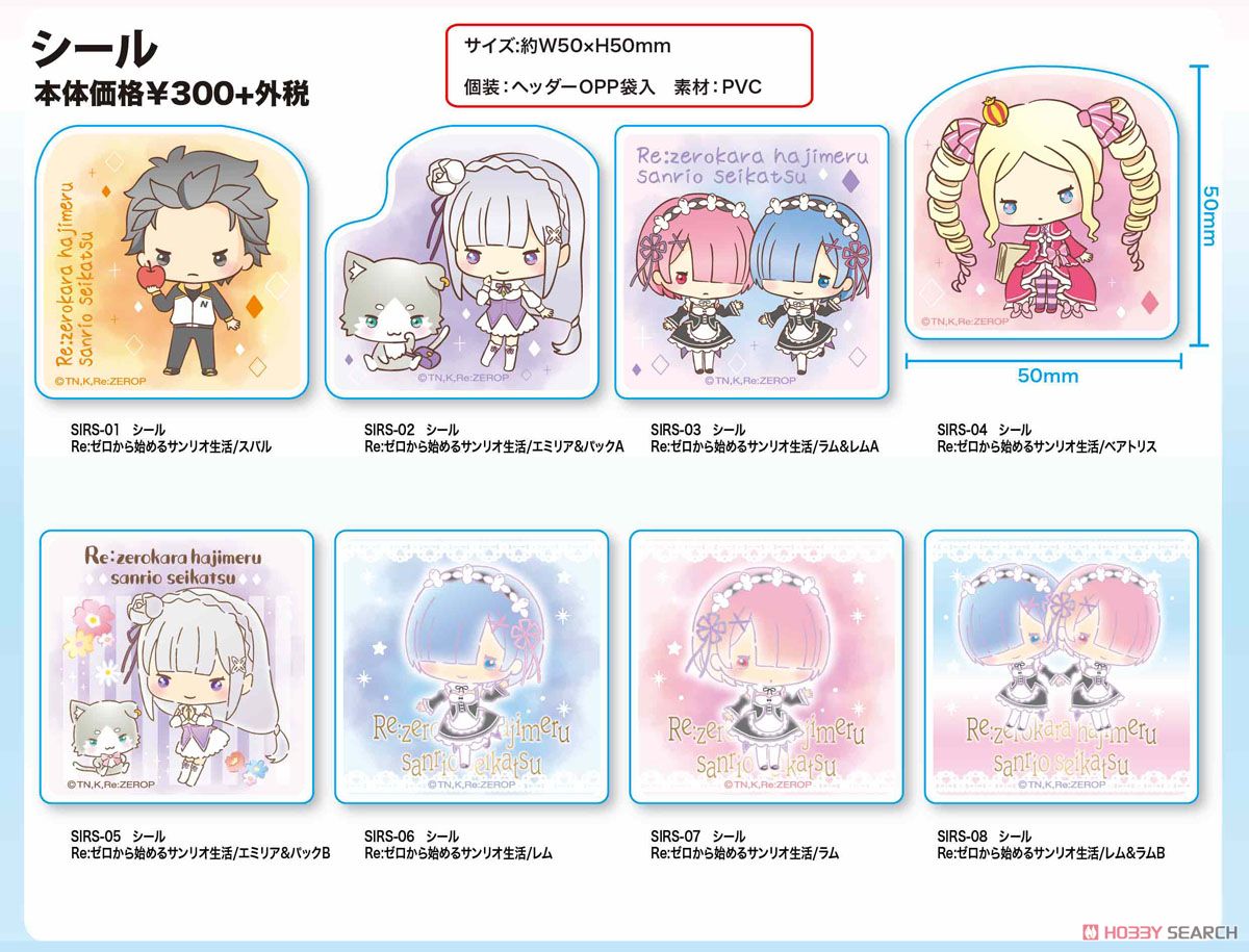 Seal Re:Zero -Starting Life in Sanrio-/Ram & Rem A (Anime Toy) Other picture1