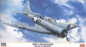 SBD-3 Dauntless `Battle of Midway` (Plastic model)