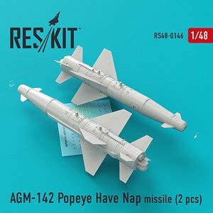 AGM-142 ポップアイハヴ・ナップ 空対地ミサイル (2個入り) (プラモデル)