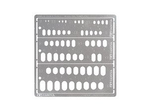 モデリングテンプレート (長円 1～6mm) (工具)