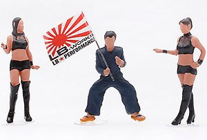 フィギュア - LB★ワークス 加藤代表＆ショーガール タイプA (ミニカー)