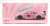 LB WORKS Nissan GT-R R35 Type2 Rear Wing Version 3 Pink Pig (RHD) (Diecast Car) Package1