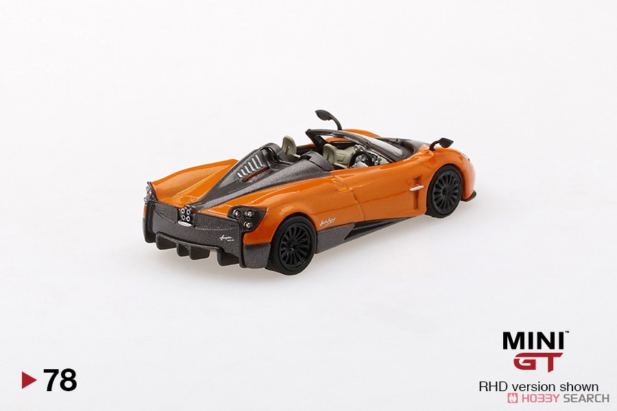 Pagani Huayra Roadster Orange / Black (RHD) (Diecast Car) Item picture2