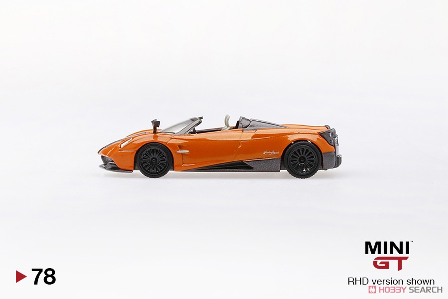 Pagani Huayra Roadster Orange / Black (RHD) (Diecast Car) Item picture3